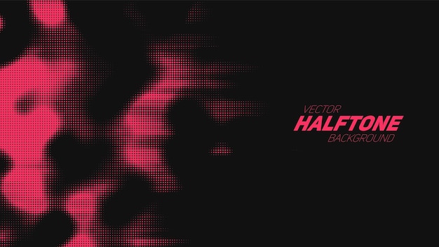 Free Vector abstract vector torn red halftone background. scrathed dotted texture element.