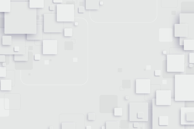 Free Vector abstract white shapes background