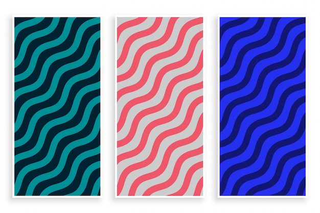 Free Vector abstract zigzag diagonal wave pattern background