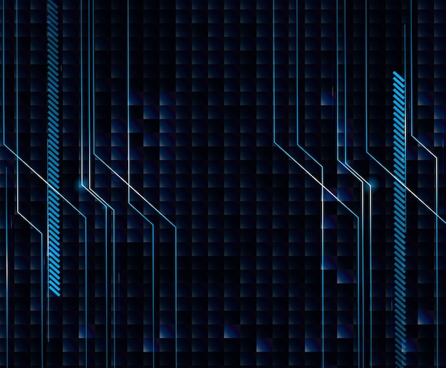 Free Vector background design with blue and black theme