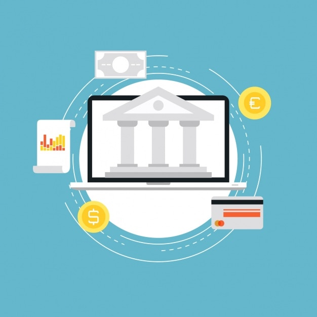 Free Vector banking background design