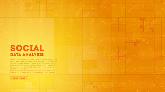 Free Vector big data cloud computing. blockchain visualiztion. social network information complexity.