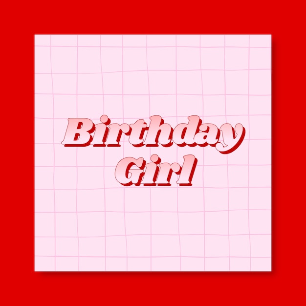 Free Vector birthday  sticker design template