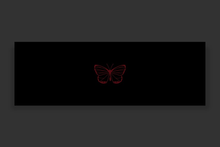 Free Vector black aesthetic twitter header