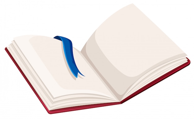 Free Vector a blank open book