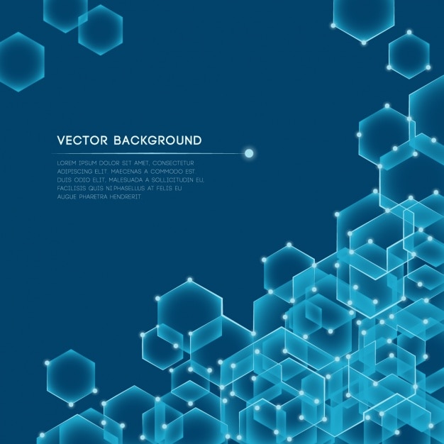 Free Vector blue polygonal background