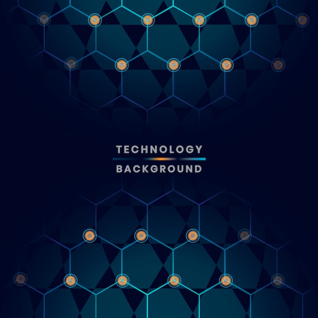 Free Vector blue technology background