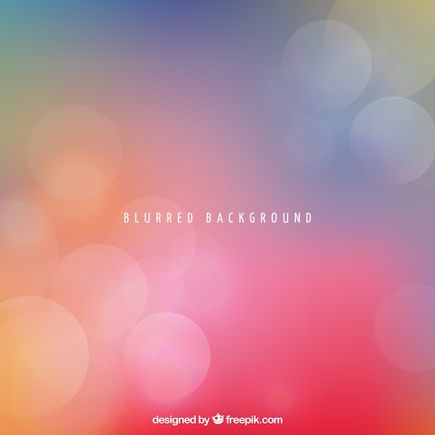 Free Vector blurred background with bright color