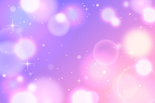 Free Vector bokeh wallpaper with particles