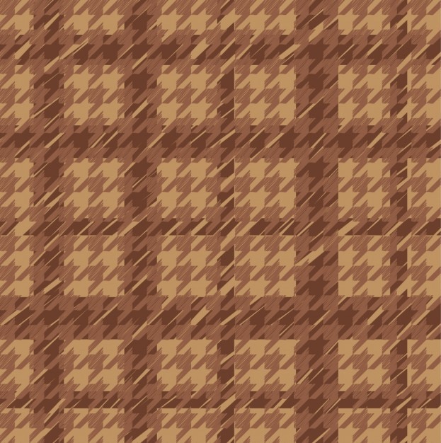Free Vector brown houndstooth seamless pattern