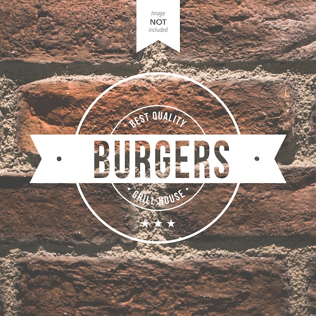 Free Vector burger logo