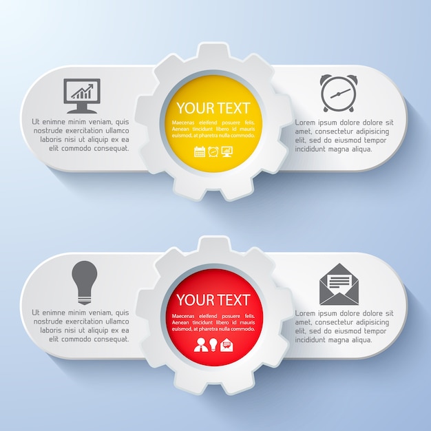 Free Vector business banners set