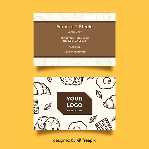 Free Vector business card