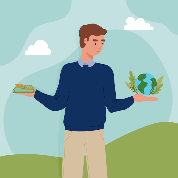 Free Vector business ethics concept