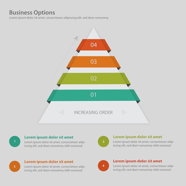 Free Vector business infographic design