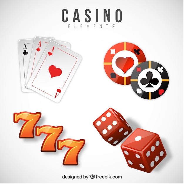 Free Vector casino elements collection