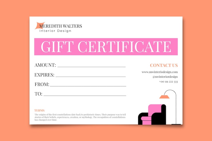 Free Vector certificate template design