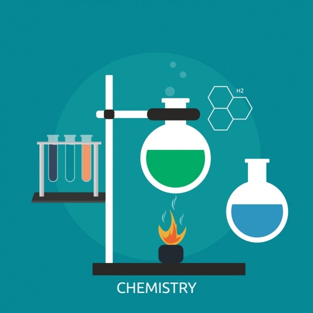 Free Vector chemistry background design