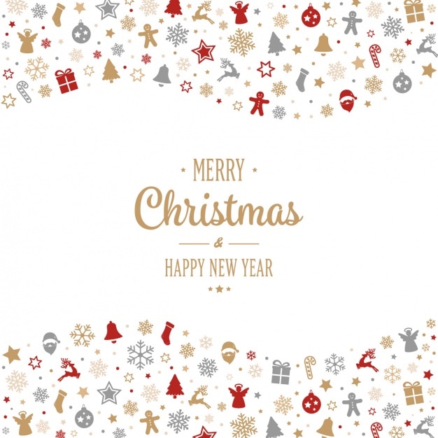 Free Vector christmas background design