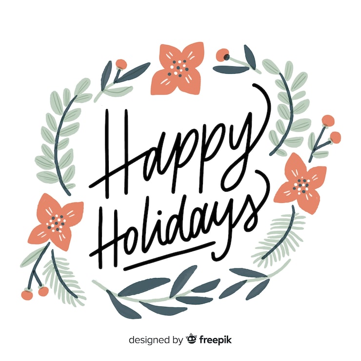 Free Vector christmas lettering