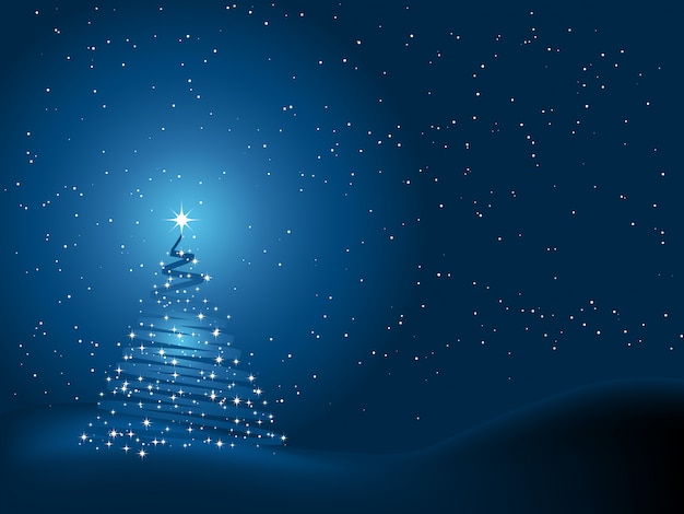 Free Vector christmas tree background