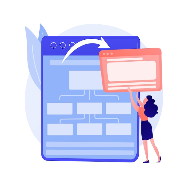 Free Vector cloud computing service, web hosting. synchronised information, online storage, backup technology. internet server. cloud data center design element concept illustration