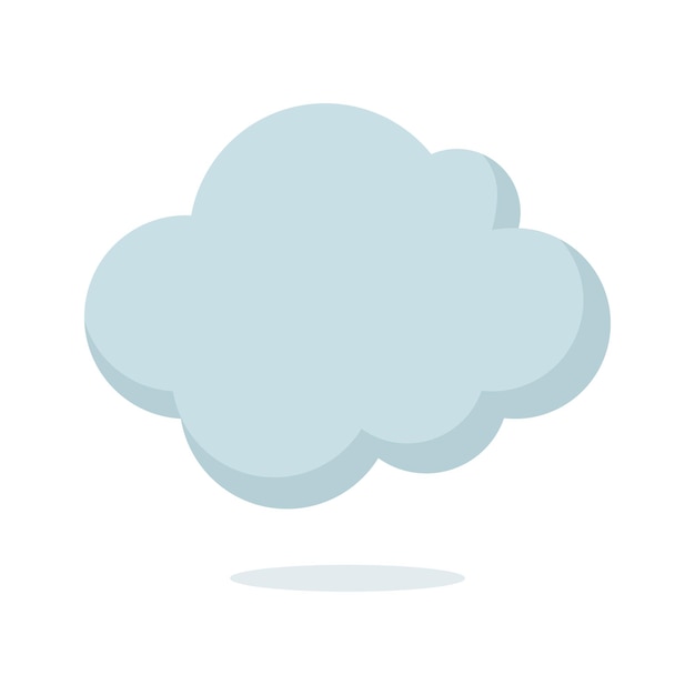 Free Vector cloud flat style