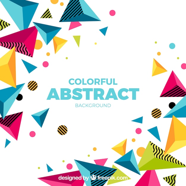 Free Vector colorful background in abstract style