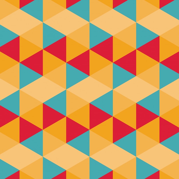 Free Vector colorful geometric pattern