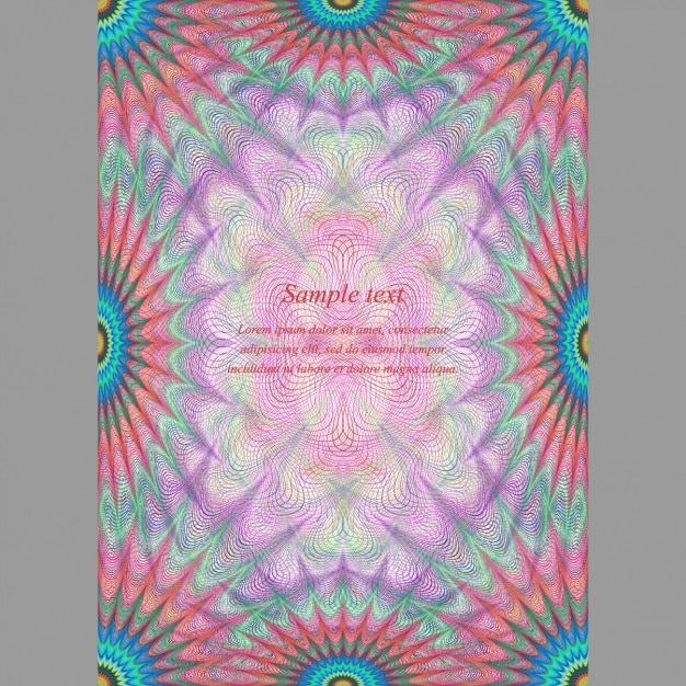 Free Vector coloured page templates