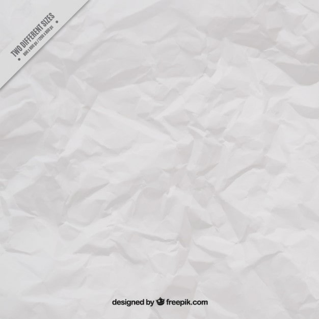 Free Vector creased sheet background in white color