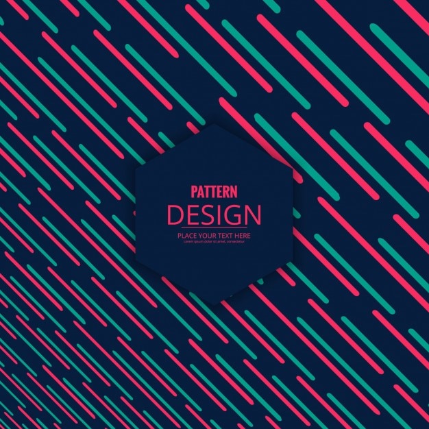 Free Vector dark pattern with pink and green stripes