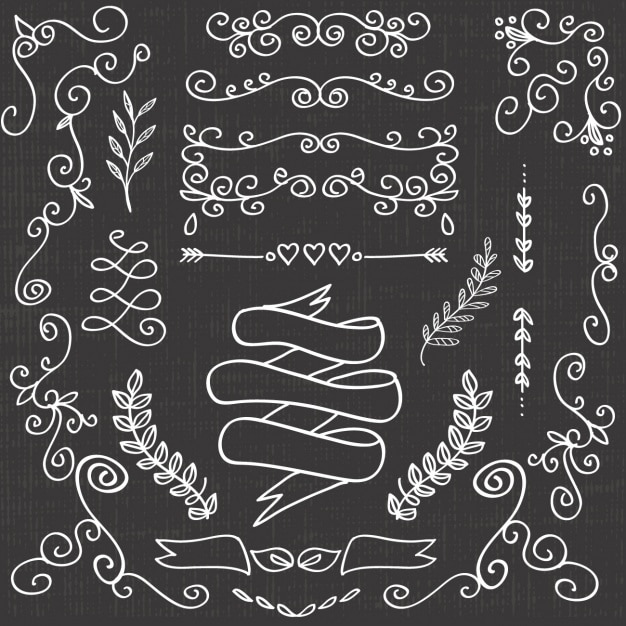 Free Vector decorative elements collection