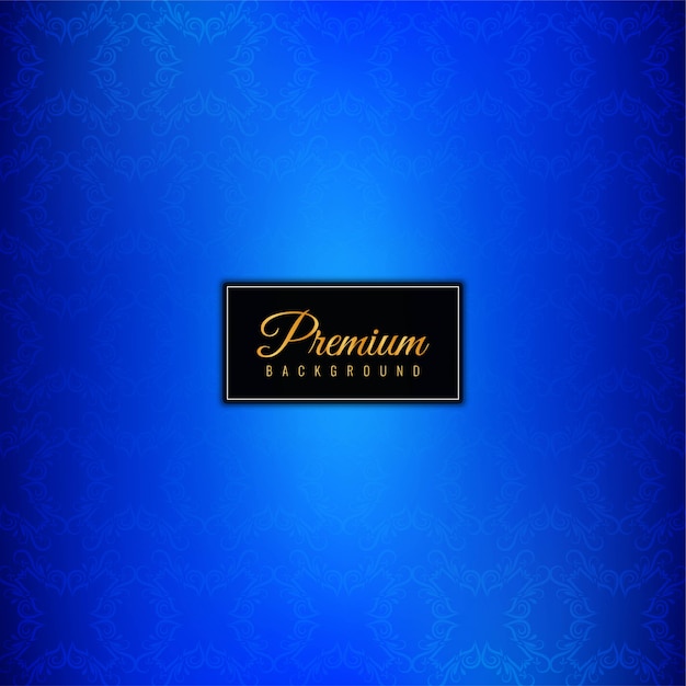 Free Vector decorative luxury premium blue background