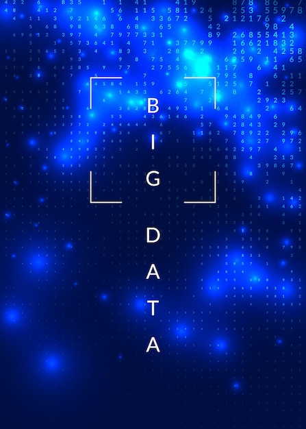 Free Vector deep learning background technology for big data visualization artificial intelligence and quantum computing design template for server concept digital deep learning backdrop