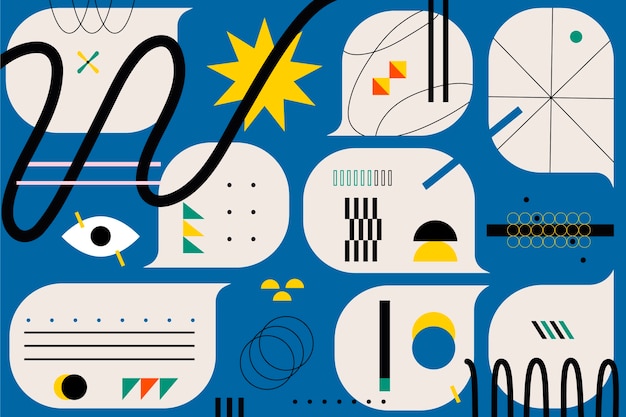 Free Vector dynamic geometric shapes background