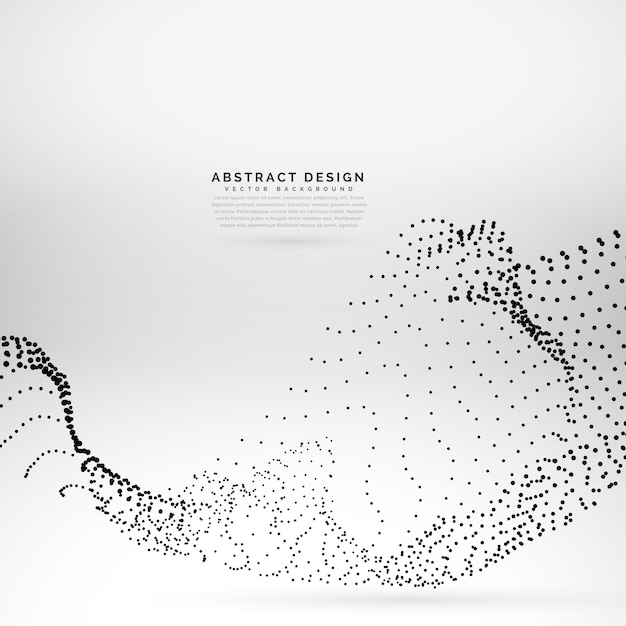 Free Vector dynamic particle array mesh background