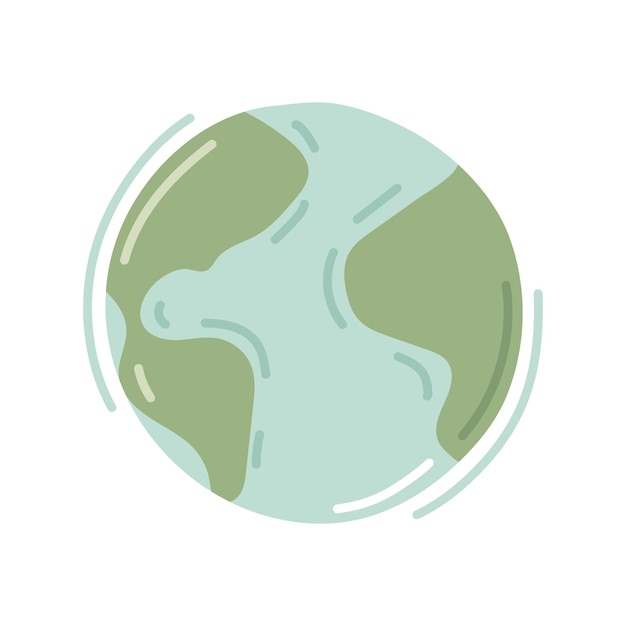 Free Vector earth planet icon vector isolated