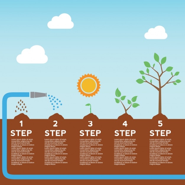 Free Vector ecology infographic template design