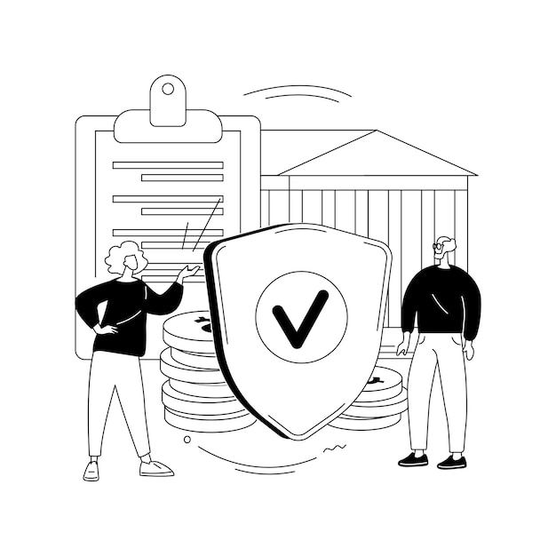 Free Vector elderly financial security abstract concept vector illustration elderly poverty problem seniors budget planning social insurance program medical care economic wellbeing abstract metaphor