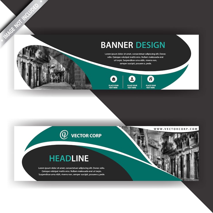 Free Vector elegant banner design