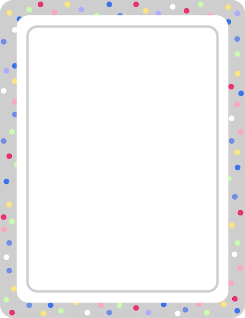 Free Vector empty grey vertical frame banner template