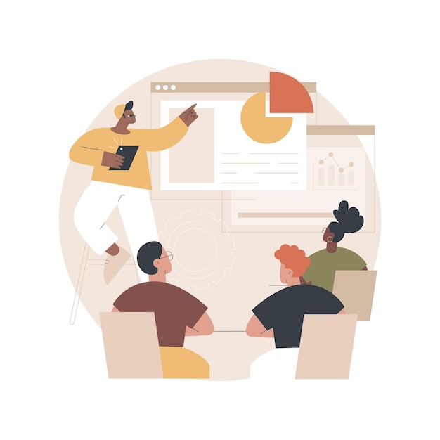 Free Vector events abstract concept illustration