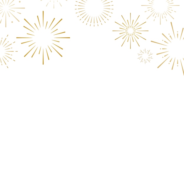 Free Vector firework explosions background design vector