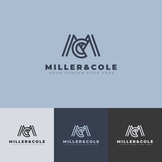 Free Vector flat design mc  logo design template