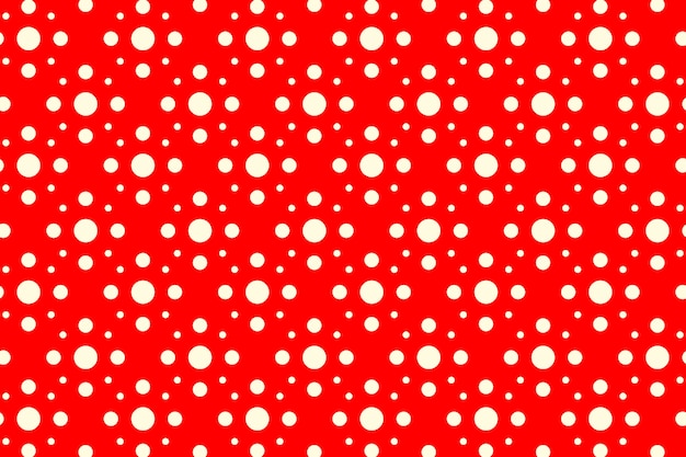 Free Vector flat design red polka dot background