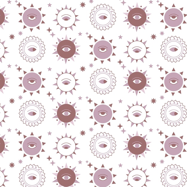 Free Vector flat design sun pattern