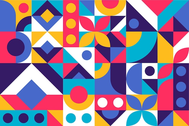 Free Vector flat mosaic background