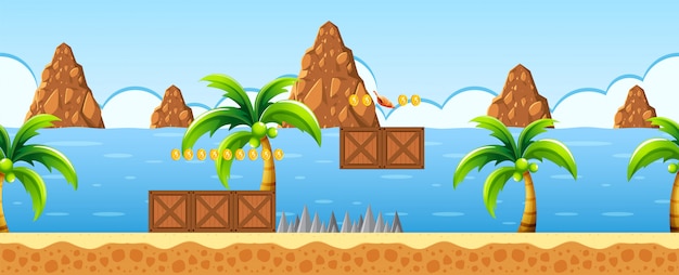 Free Vector a fun game template