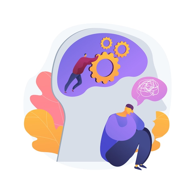 Free Vector gaslighting abstract concept vector illustration. psychological manipulation method, mental destabilization, cognitive dissonance creation, changing beliefs, contradiction abstract metaphor.